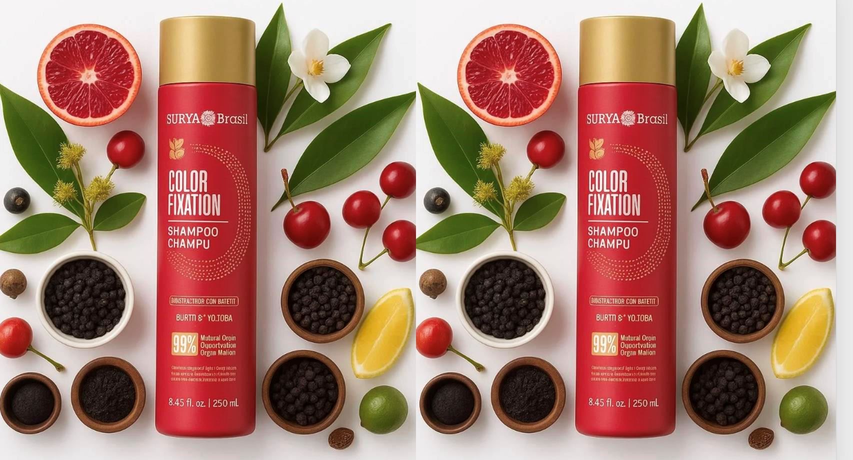 Dúo Shampoo Surya Brasil Color Fixation 250 ML